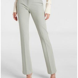 Express Gray Mid Rise Supersoft Twill Bootcut Columnist Pant